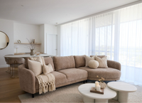 Blaire 3 Seater RHS Chaise Lounge - Mushroom